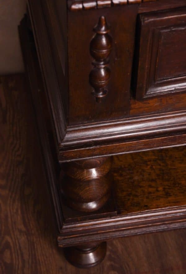 19th Century Oak Court Cabinet SAI1469 - Image 3