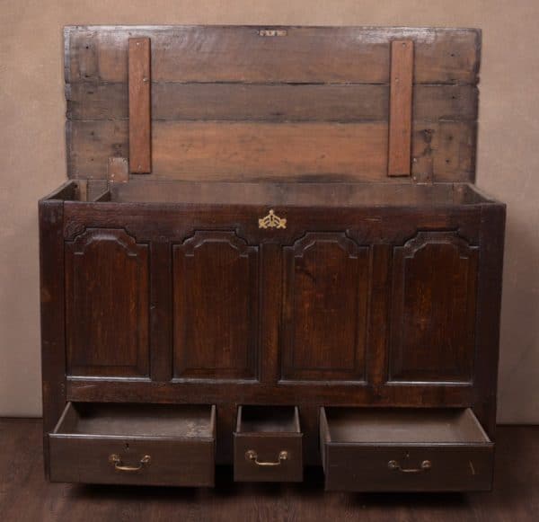 18th Century Oak Mule Chest / Coffer SAI1531 Antique Chests 15