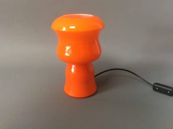 Mid Century Danish Holmegaard Table Lamp c1960’s danish Antique Glassware 8