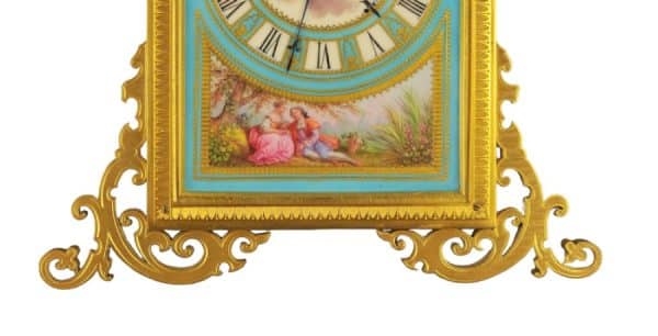 Thomas Cole Style Porcelain Dial Strutt Clock Antique Clocks 6