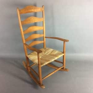Arts & Crafts Rocking Chair by Dicon Nance of St Ives c1950’s cotswold school Antique Chairs