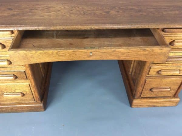 Early 20th Century Oak Writing Desk by H G Webb H G Webb Antique Desks 4