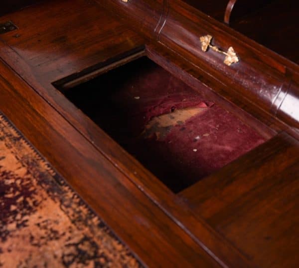 Victorian Rosewood Bonheur Du Jour/Writing Desk SAI1724 - Image 15