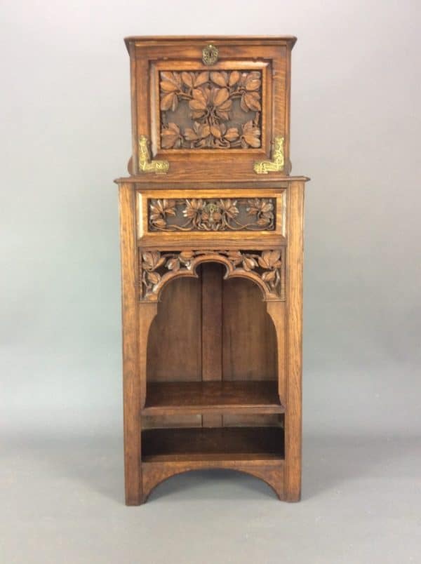 Arts & Crafts Tall Cabinet c1900