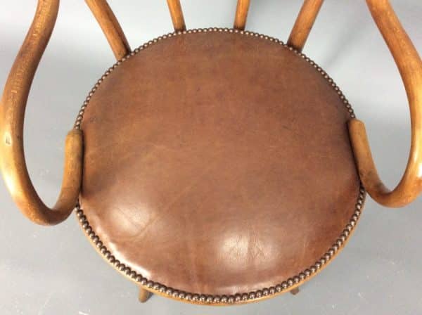 Early 20th Century Thonet Bentwood Armchair - Image 2