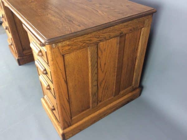 Early 20th Century Oak Writing Desk by H G Webb - Image 7