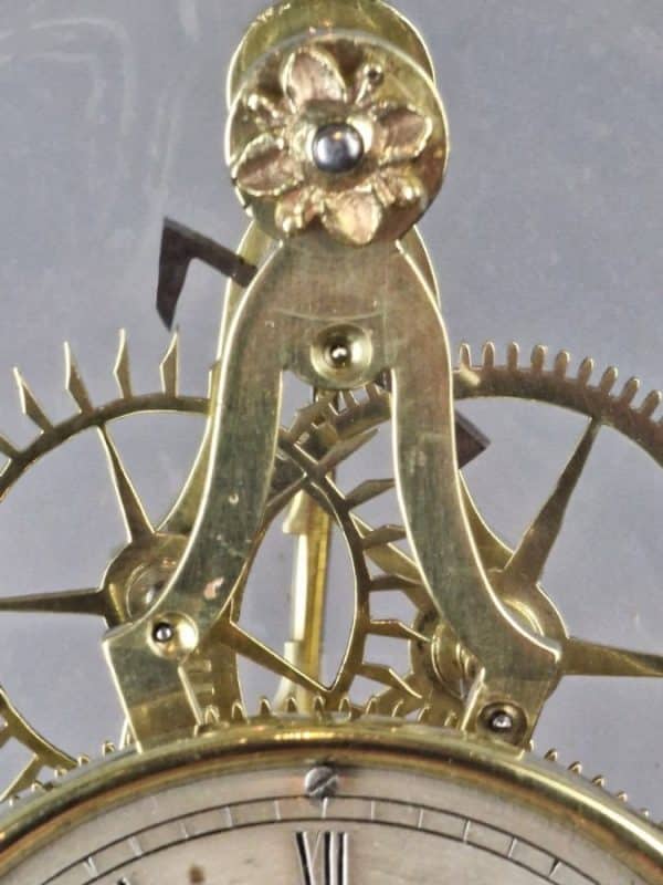 Whitehurst, Derby A Rare Early 19th Century English Skeleton Clock - Image 4