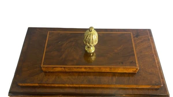 A Stunning Burr Walnut Scottish Bracket Clock With Bracket Circa 1830 - Image 16