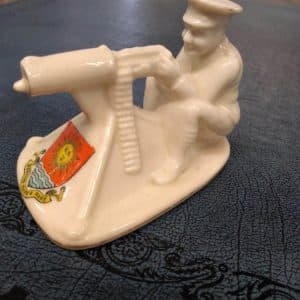 Arcadian Crest Ware Model of ‘Tommy and His Machine Gun’ crested ware Miscellaneous 3