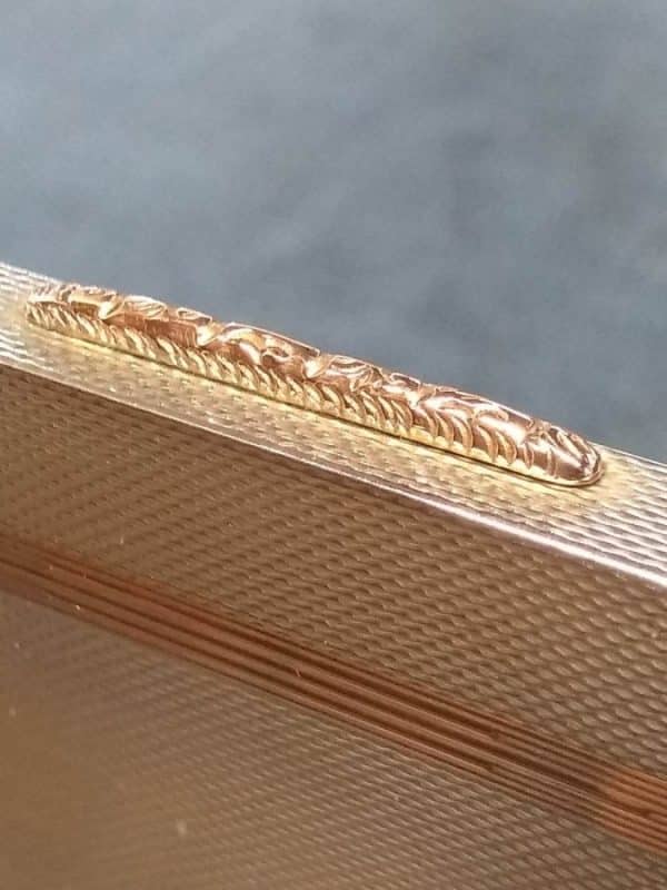 Asprey of London Silver & Gold Compact - Image 5