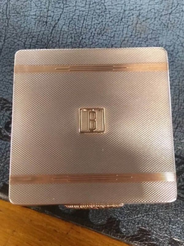 Asprey of London Silver & Gold Compact - Image 7