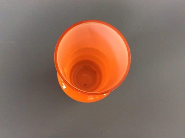 Mid Century Swedish Rhd Glasbruk Glass Hooped Vase c1960's/70's - Image 4