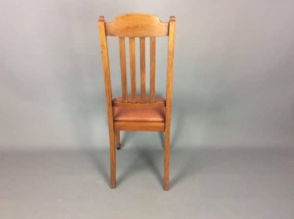 Set of Six Arts & Crafts Walnut Shapland & Petter Dining Chairs c1900 Arts and Crafts Dining Chairs Antique Chairs 6