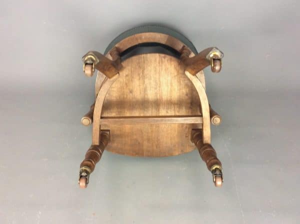 Late Victorian Desk Chair c1890 - Image 8
