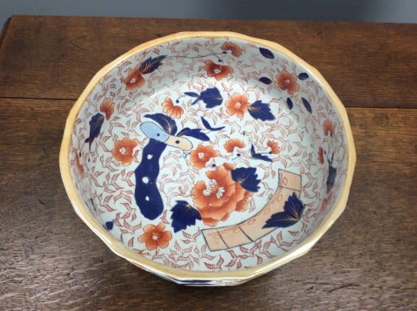 Large Victorian Masons Ironstone Jug & Bowl c1880 - Image 4