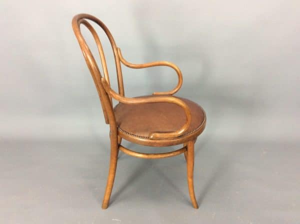 Early 20th Century Thonet Bentwood Armchair - Image 3