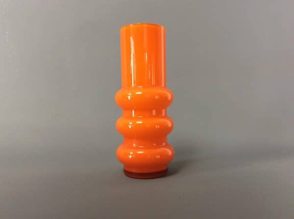 Mid Century Swedish Rhd Glasbruk Glass Hooped Vase c1960's/70's - Image 6
