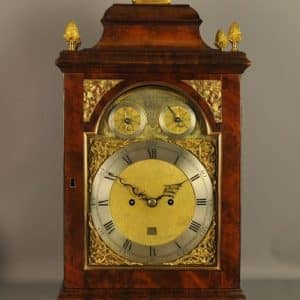 Fine London Verge Bracket Clock – James Eley bracket clock Antique Clocks