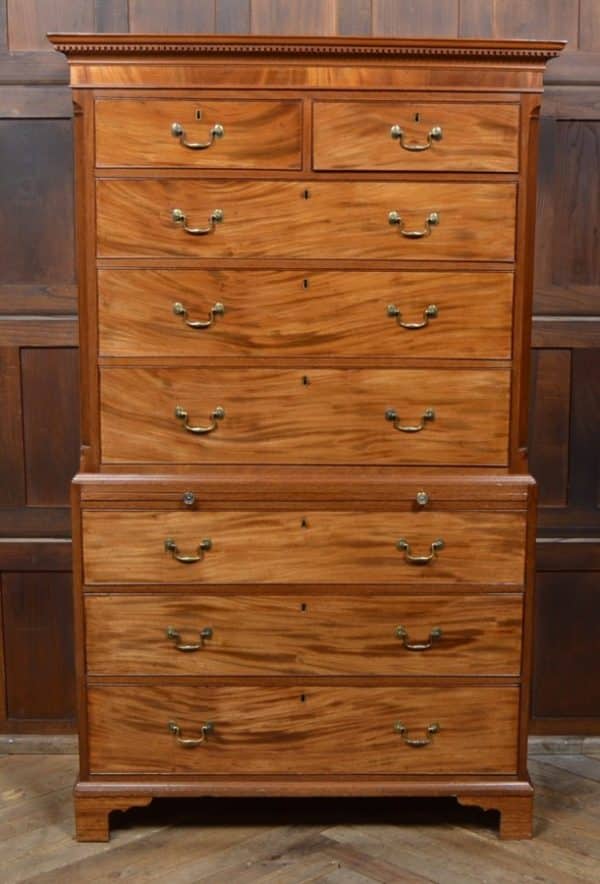 Georgian Mahogany Chest On Chest / Tallboy SAI2902 Antique Chest Of Drawers 3