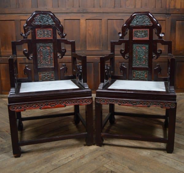 Pair Of Chinese Arm Chairs SAI2894 Antique Chairs 3