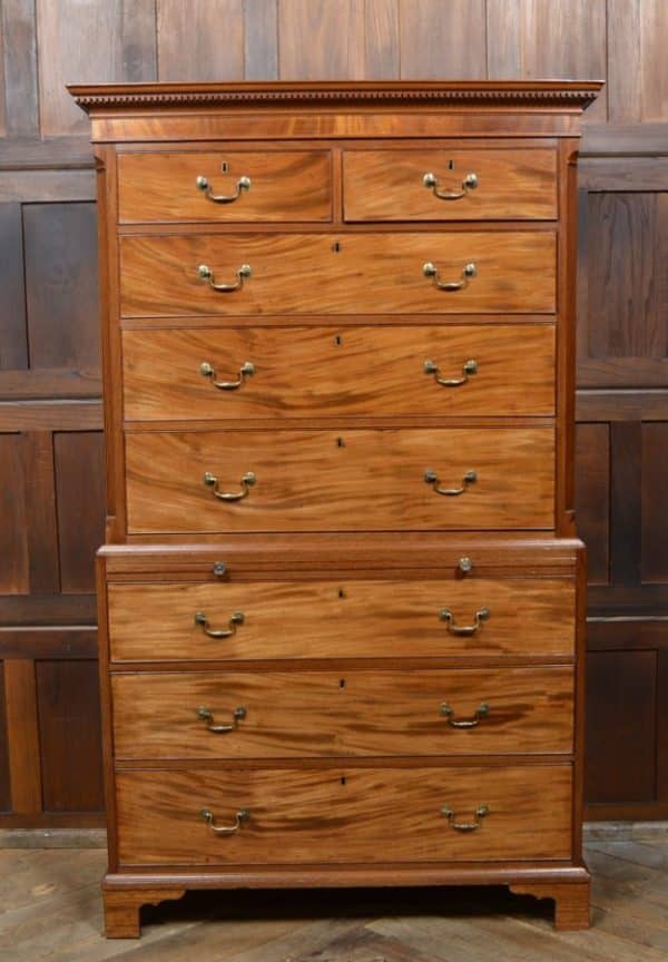 Georgian Mahogany Chest On Chest / Tallboy SAI2902 - Image 17