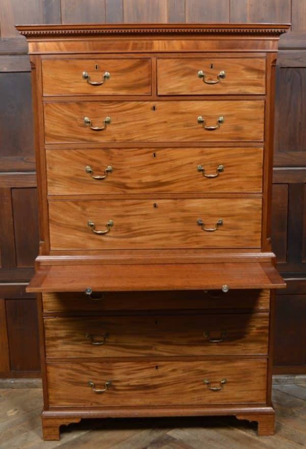 Georgian Mahogany Chest On Chest / Tallboy SAI2902 - Image 10
