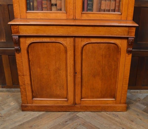 Superb Victorian Honey Oak 2 Door Cabinet Bookcase SAI1948 Antique Furniture 22
