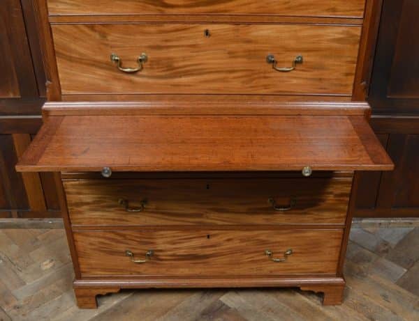 Georgian Mahogany Chest On Chest / Tallboy SAI2902 - Image 9