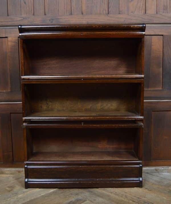 Edwardian Oak Globe Wernicke 3 Sectional Bookcase SAI2883 Antique Bookcases 21