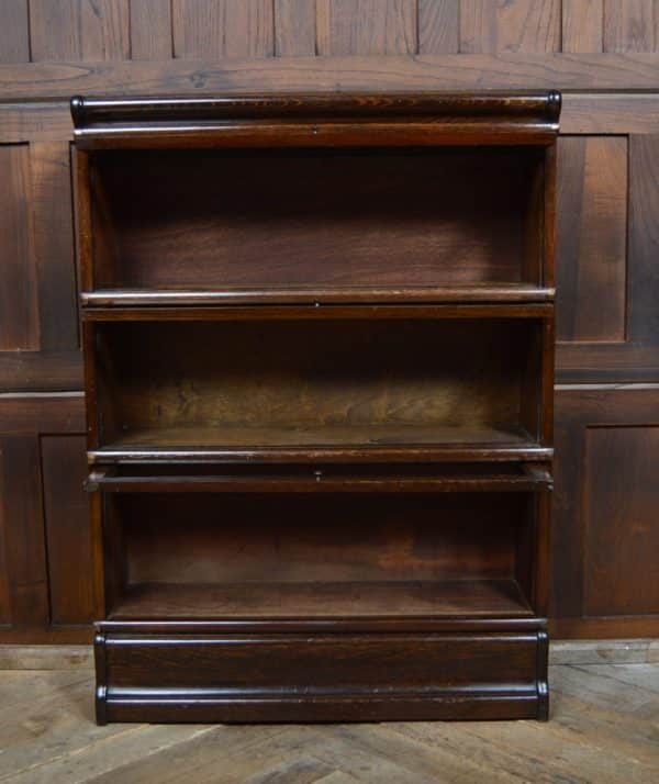 Edwardian Oak Globe Wernicke 3 Sectional Bookcase SAI2883 - Image 19