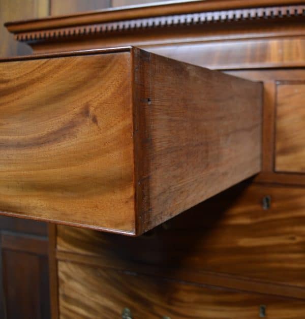 Georgian Mahogany Chest On Chest / Tallboy SAI2902 - Image 16