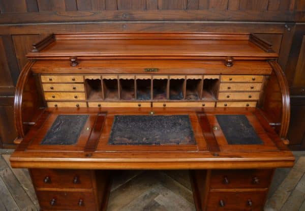 Victorian Mahogany Cylinder Desk SAI2904 - Image 6