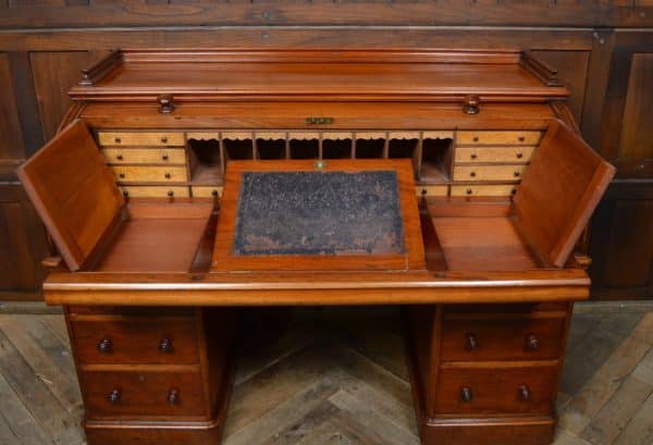 Victorian Mahogany Cylinder Desk SAI2904 - Image 4