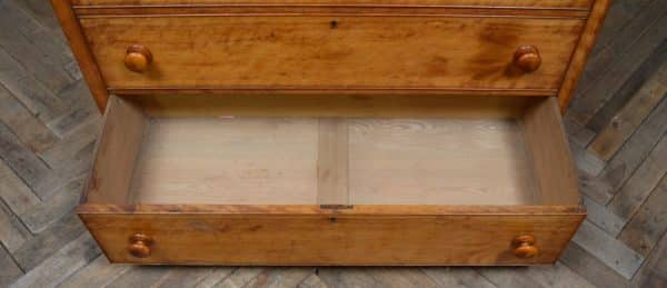 Victorian Satin Wood Chest Of Drawers SAI2893 - Image 12
