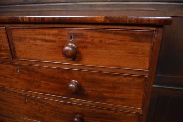 Early Victorian Mahogany Chest Of Drawers SAI2899 Antique Chest Of Drawers 12