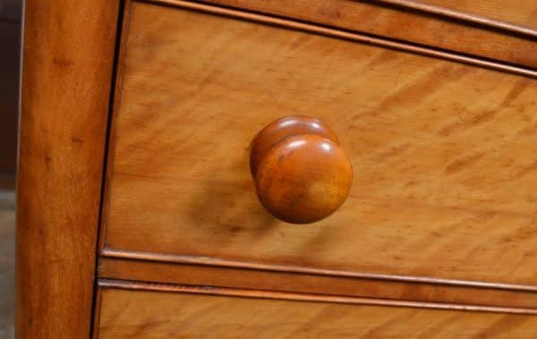 Victorian Satin Wood Chest Of Drawers SAI2893 - Image 10