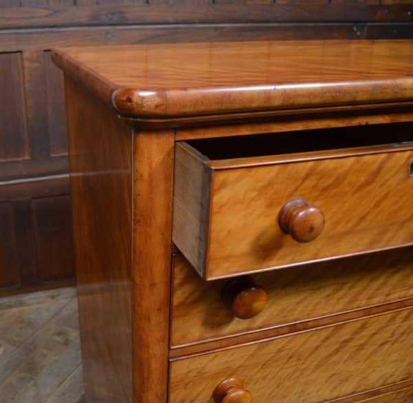 Victorian Satin Wood Chest Of Drawers SAI2893 - Image 9