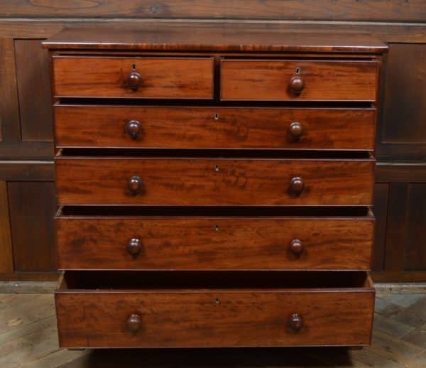 Early Victorian Mahogany Chest Of Drawers SAI2899 Antique Chest Of Drawers 10