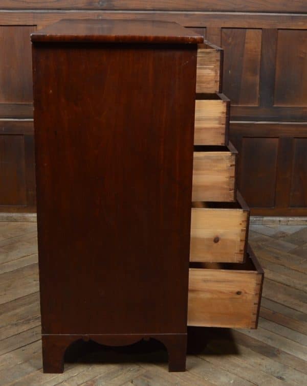 Early Victorian Mahogany Chest Of Drawers SAI2899 - Image 7