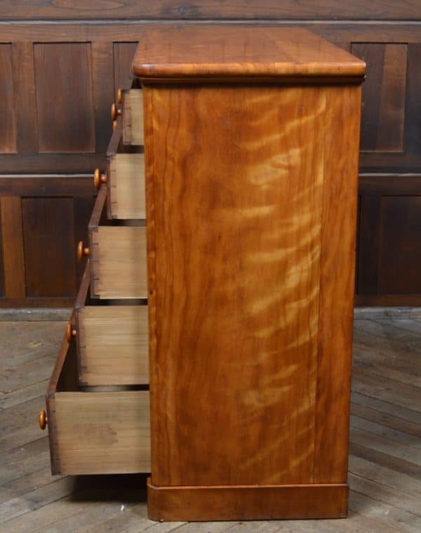 Victorian Satin Wood Chest Of Drawers SAI2893 - Image 7
