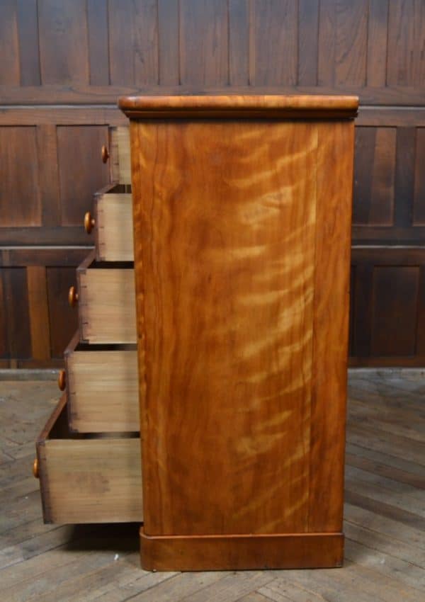 Victorian Satin Wood Chest Of Drawers SAI2893 - Image 6