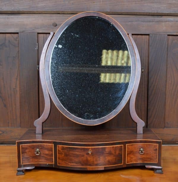 Georgian Mahogany Cheval Mirror SAI2891 Antique Mirrors 3