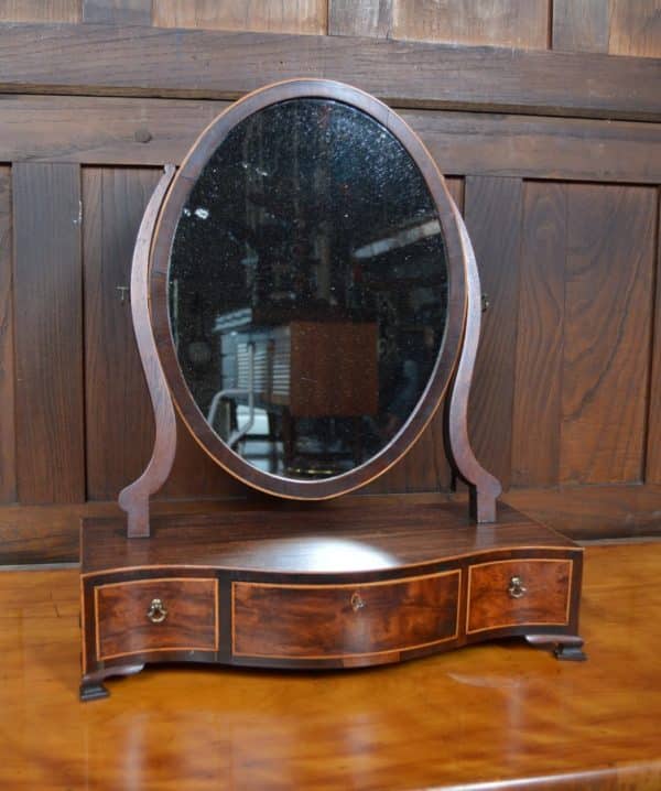 Georgian Mahogany Cheval Mirror SAI2891 Antique Mirrors 4