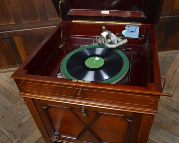 Edwardian Mahogany Maestro Cabinet Gramophone sai2896 - Image 15