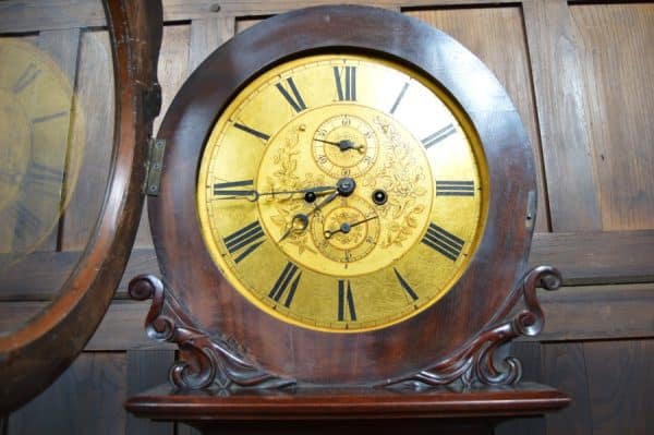 Victorian Scottish Mahogany Drum Head Longcase Clock SAI2897 Antique Clocks 20