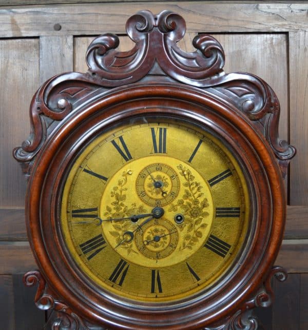 Victorian Scottish Mahogany Drum Head Longcase Clock SAI2897 Antique Clocks 18