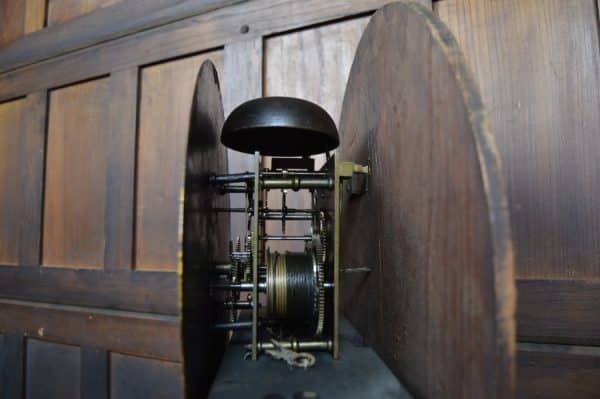 Victorian Scottish Mahogany Drum Head Longcase Clock SAI2897 Antique Clocks 11