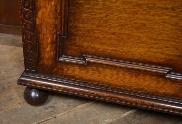 Edwardian Oak Bookcase/ Display Cabinet SAI2890 Antique Bookcases 14