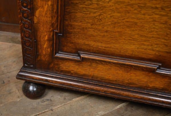 Edwardian Oak Bookcase/ Display Cabinet SAI2890 - Image 12