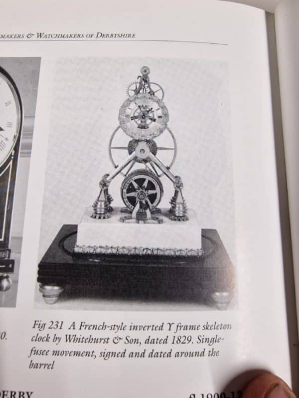 Whitehurst, Derby A Rare Early 19th Century English Skeleton Clock Skeleton clock Antique Clocks 19